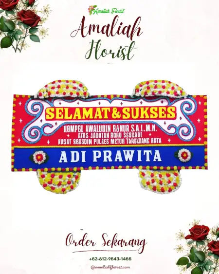 Papan Bunga Ucapan Selamat Joso